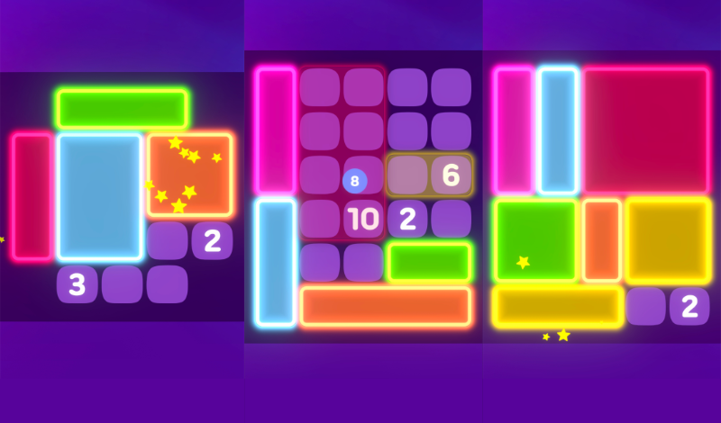 Shikkaku Neon Puzzle game cover
