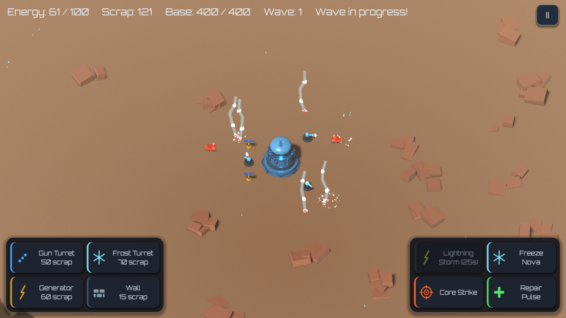 Crab Swarm Defense — screenshot 2