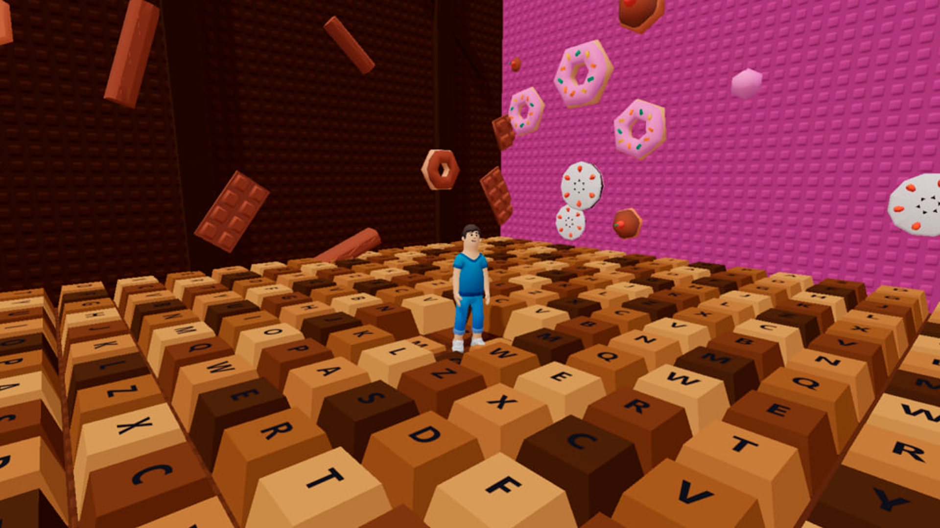 Obby: +1 Speed Keyboard Escape Online — screenshot 3