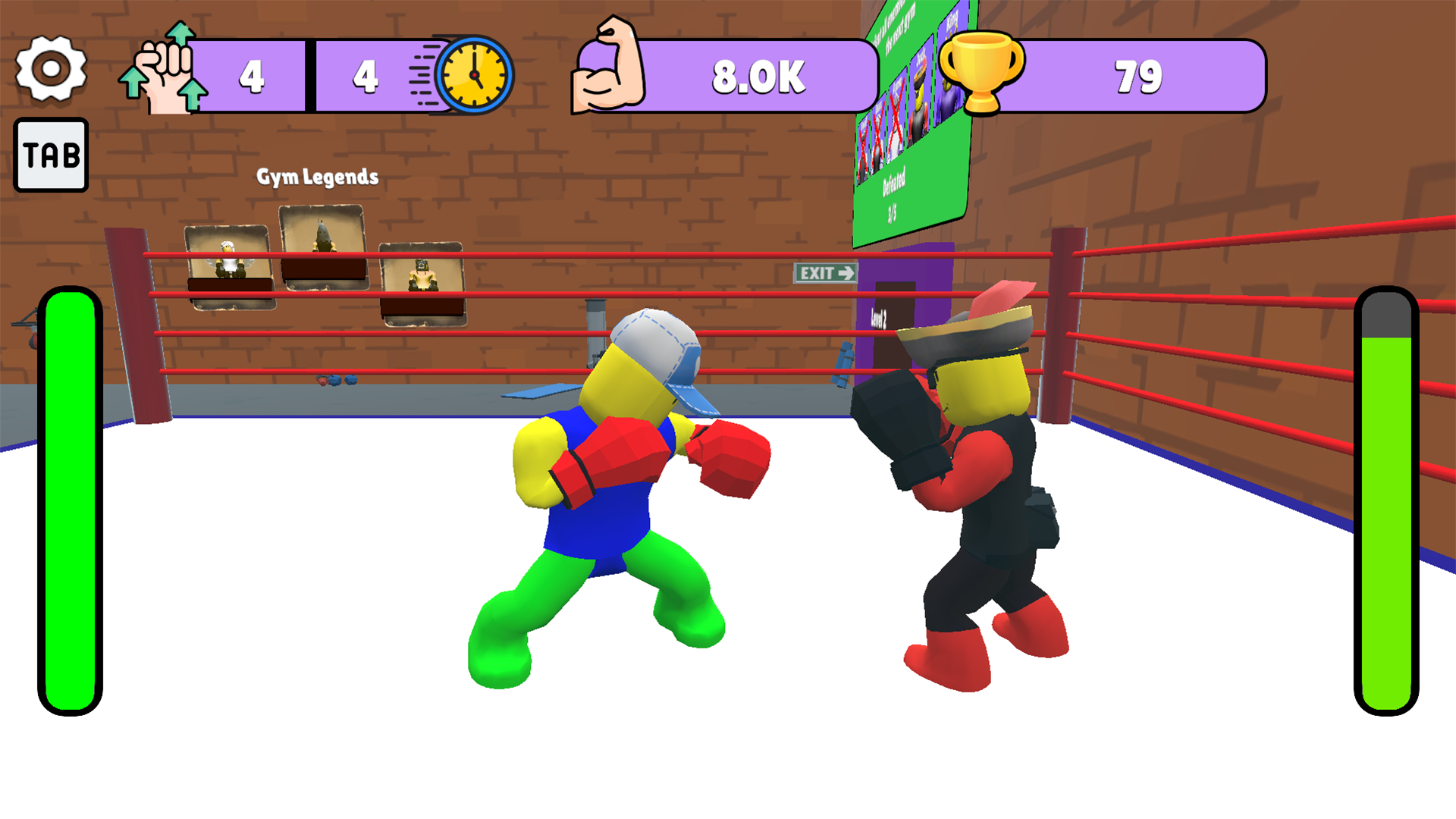 Obby: Boxing and Muscles — screenshot 1