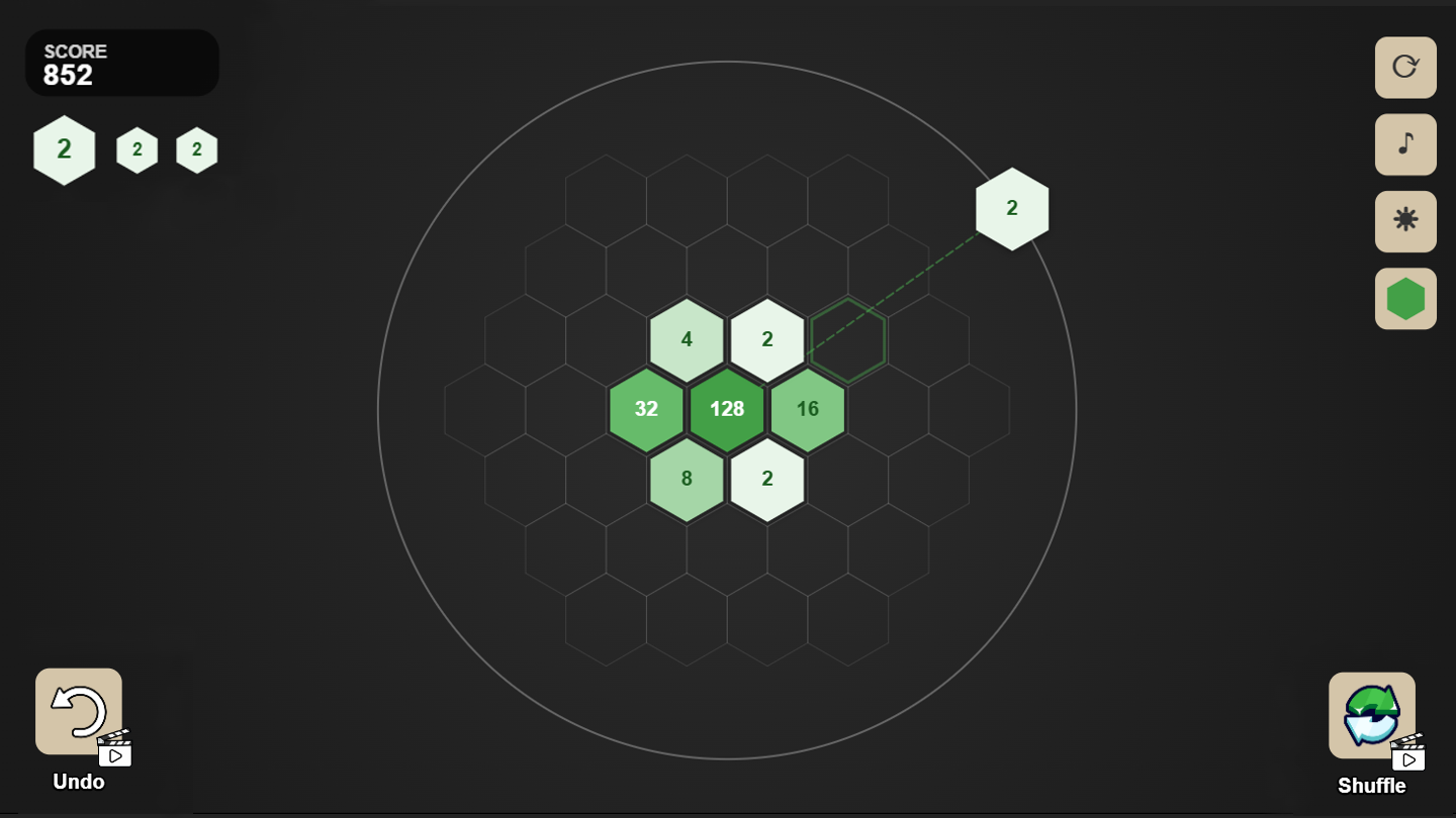Gravity 2048 — screenshot 1