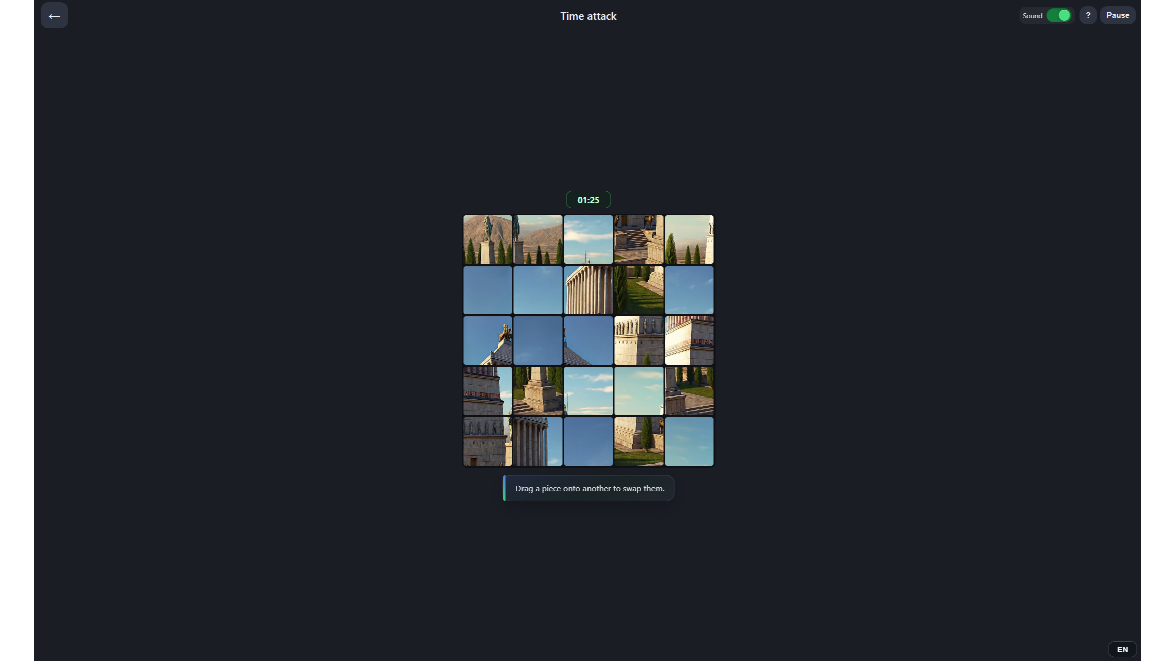 Puzzle: Seven wonders of the world — screenshot 3