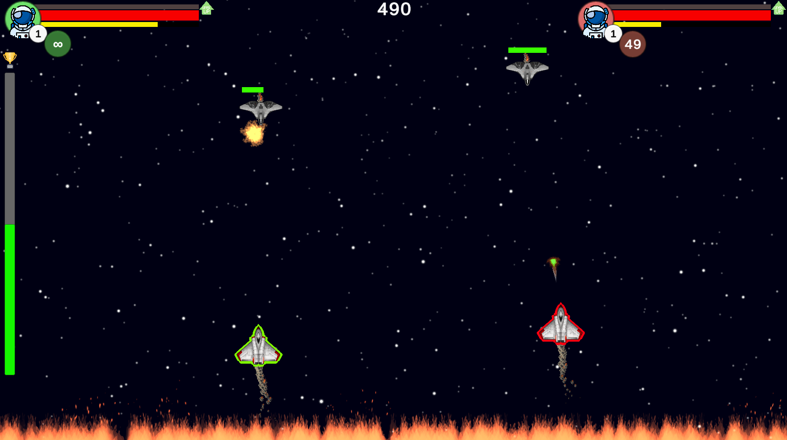 Space wars screenshot