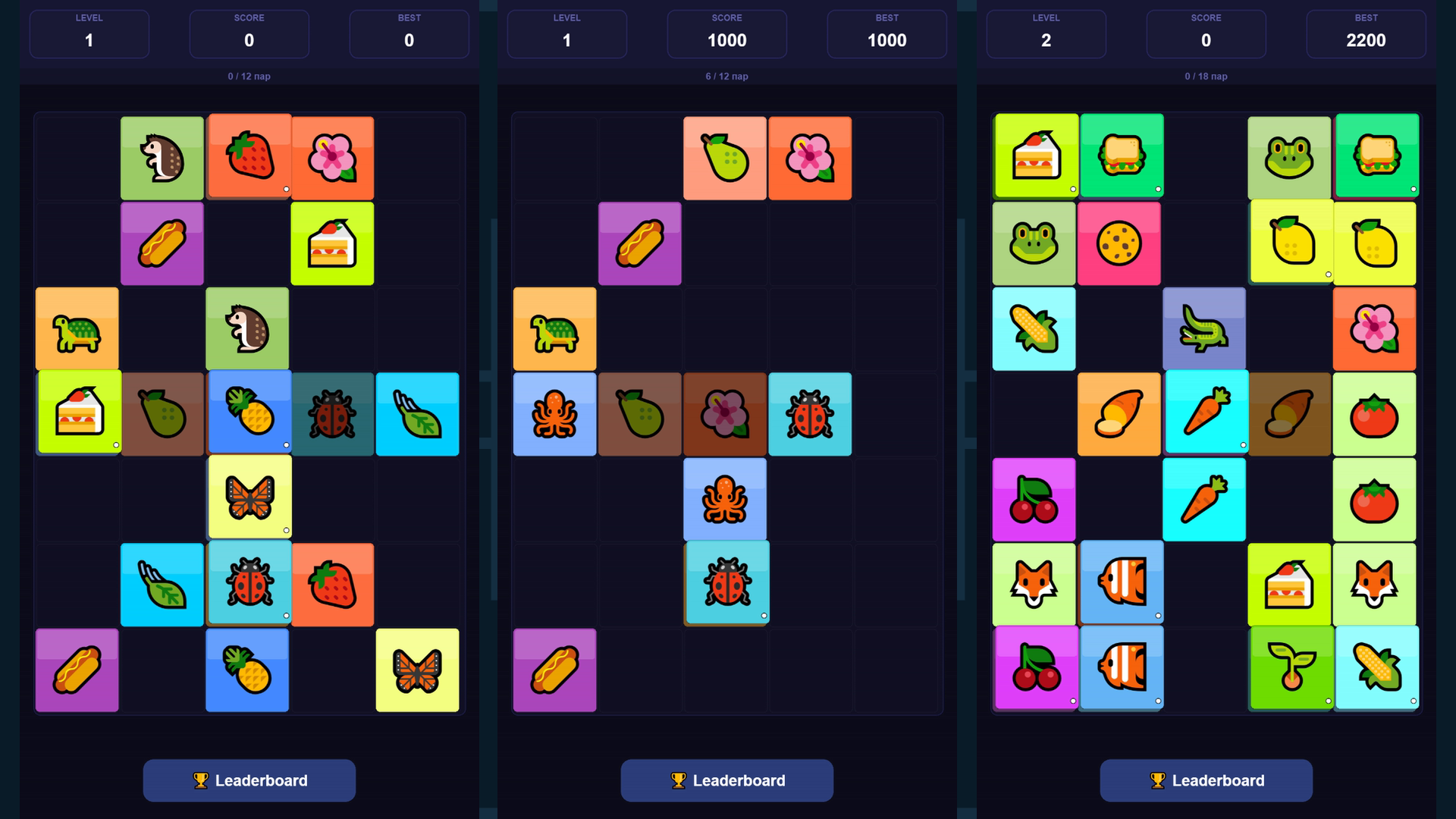 Mahjong Solitaire Emoji — screenshot 1