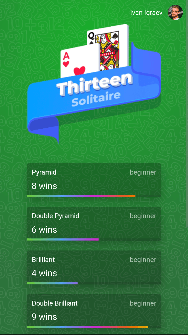 Thirteen Solitaire screenshot 7
