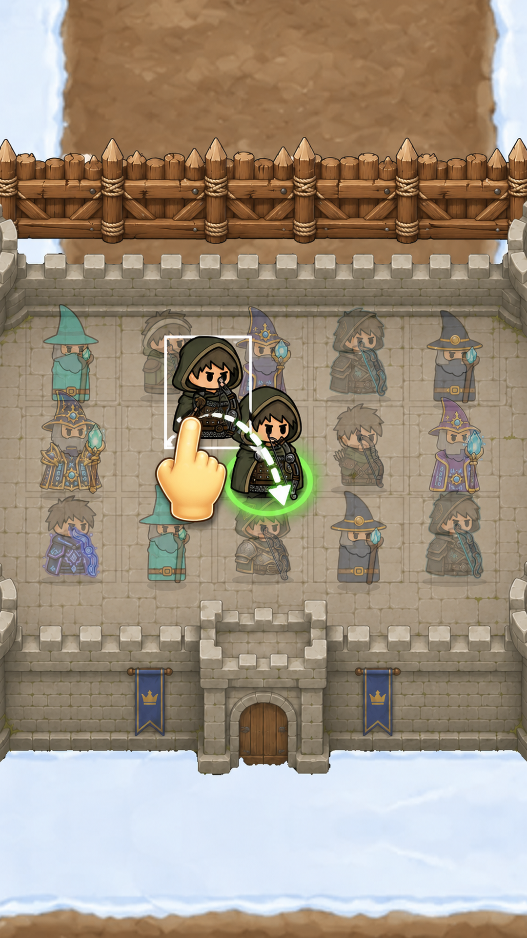 Merge Defense: Army Behind the Wall screenshot 7