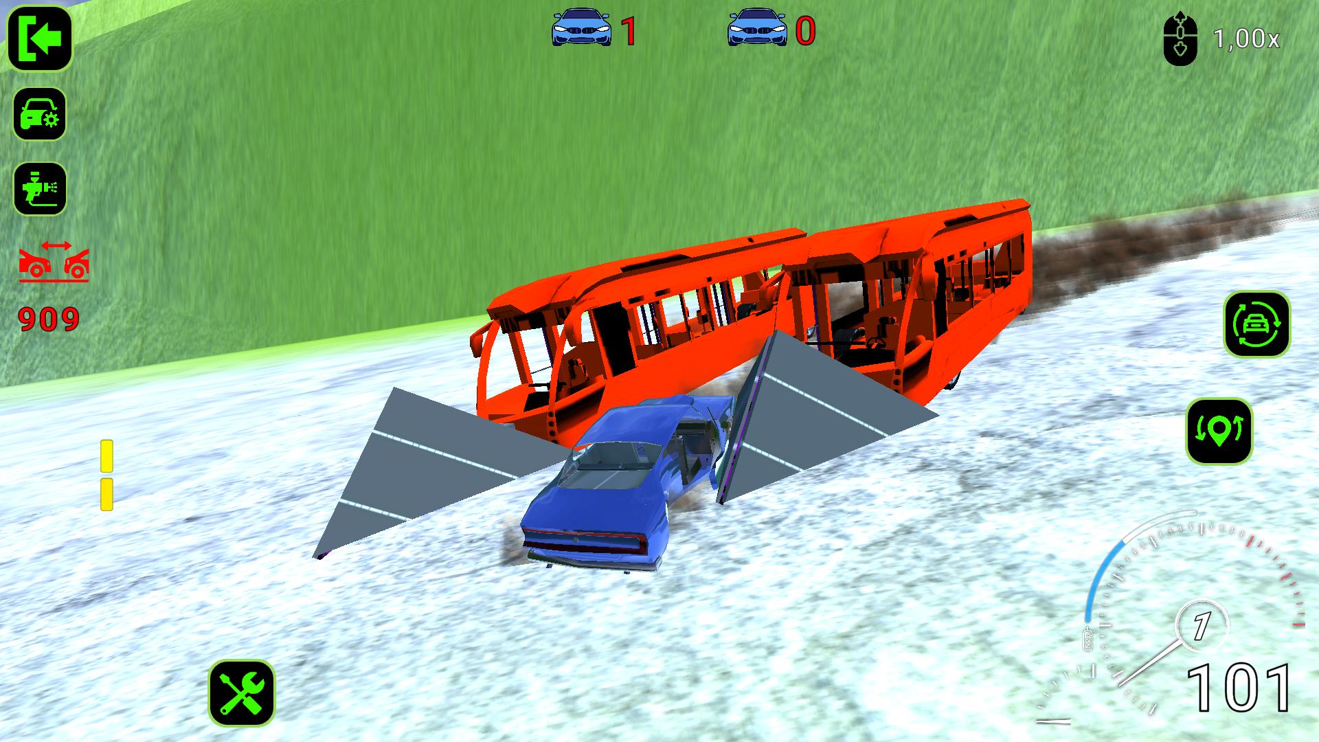 Cheat cars against barrels — screenshot 7