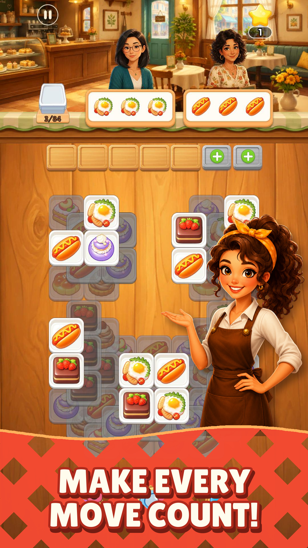 Tasty Tiles: Triple Match - Café screenshot 11