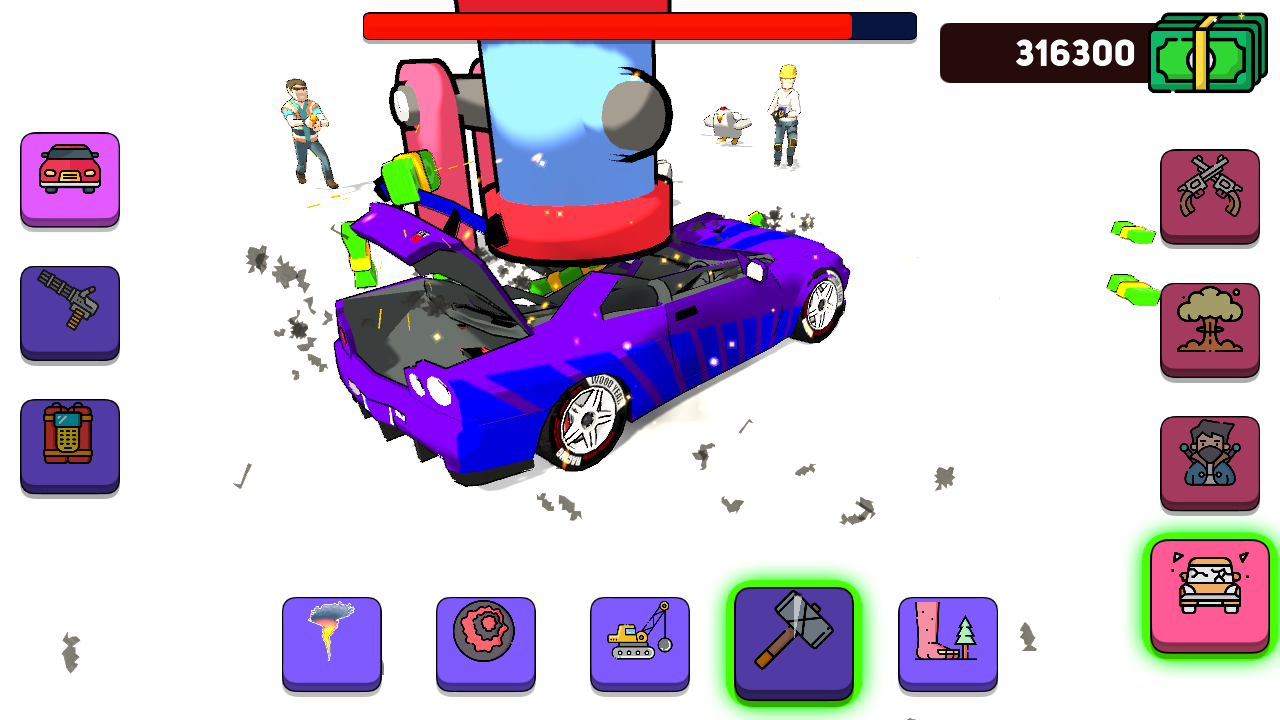 Smash the Car to Pieces! screenshot