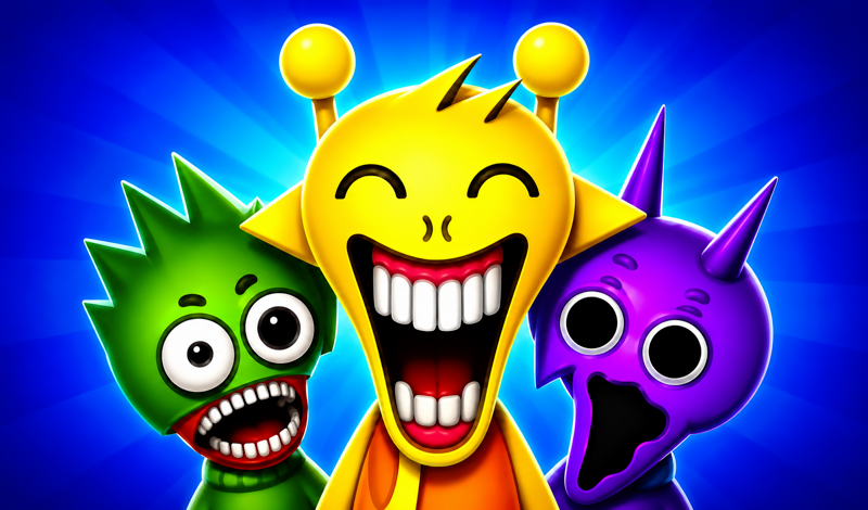 Merge Sprunki: Horror War game cover