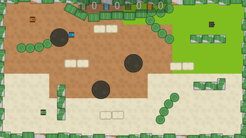 1 2 3 4 Player Tank Game 2D