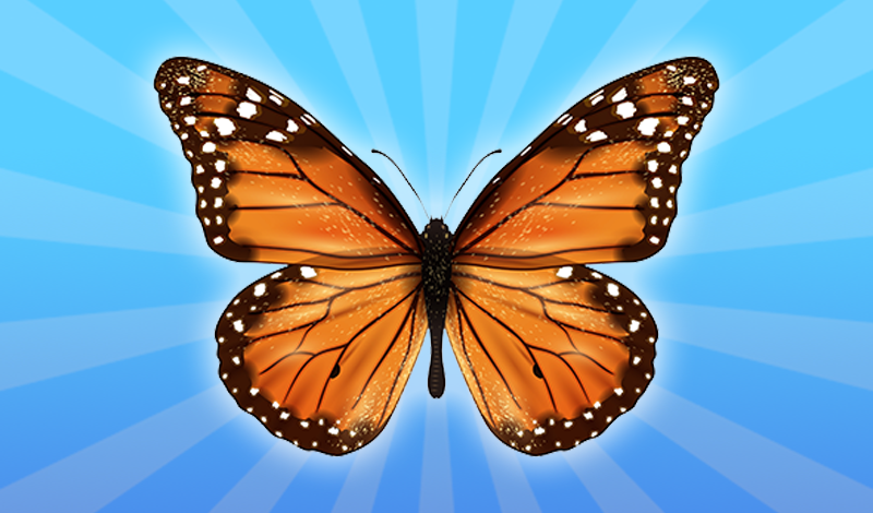 Butterflies: 2048! game cover
