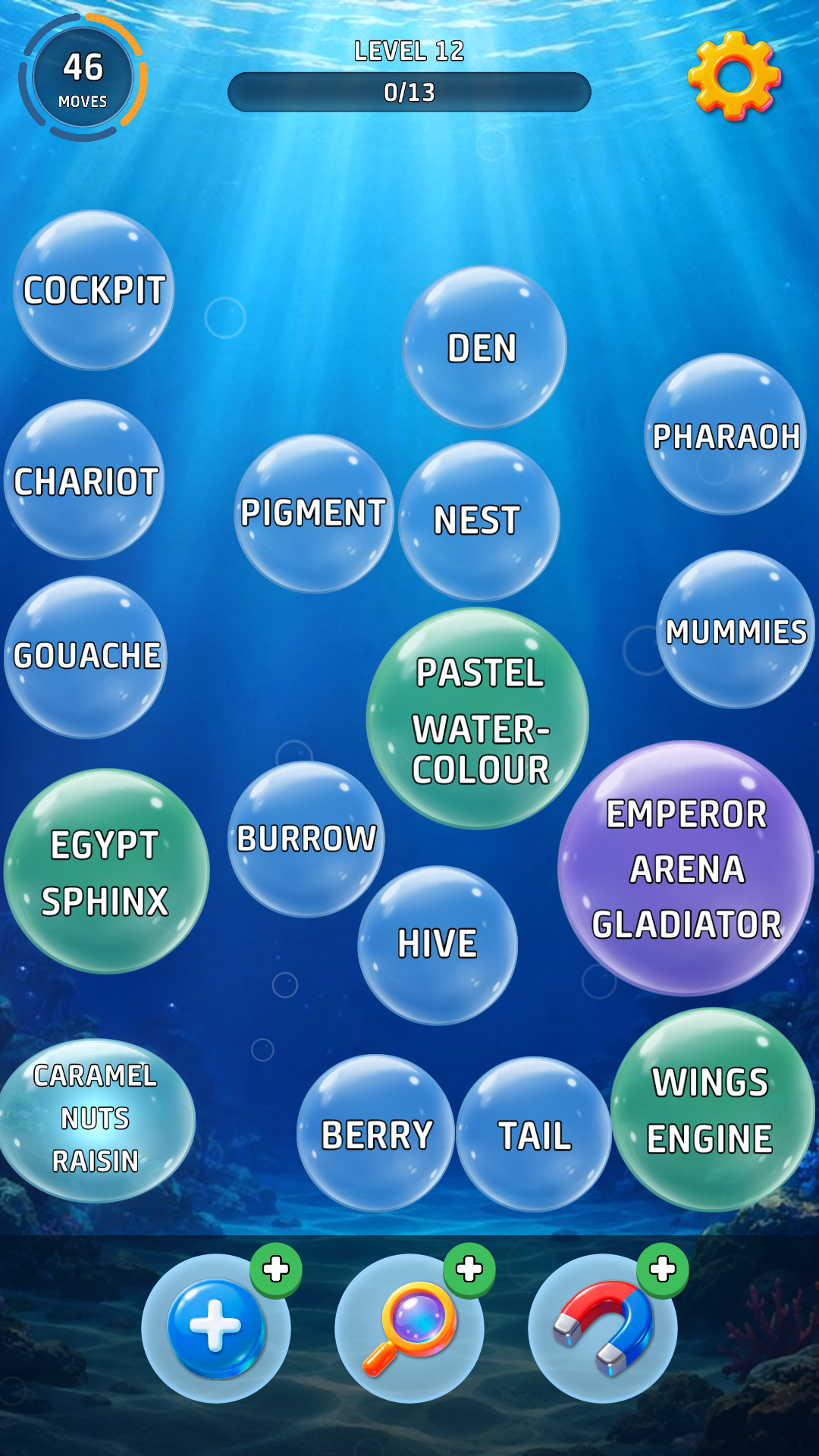 Bubble words: association screenshot 5