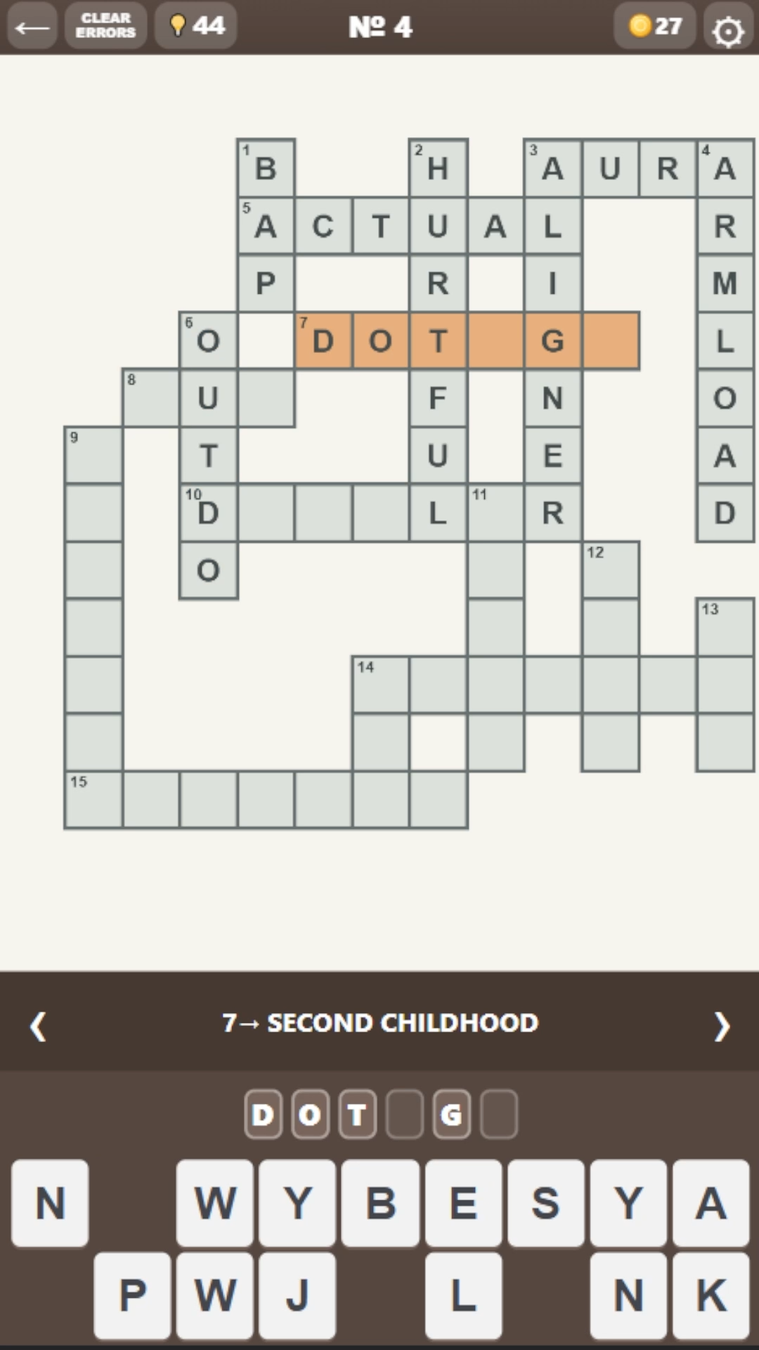 Crosswords: Big Collection screenshot 7