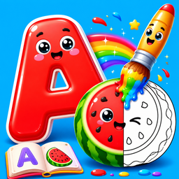 Алфавитное приключение. Раскраска для детей.