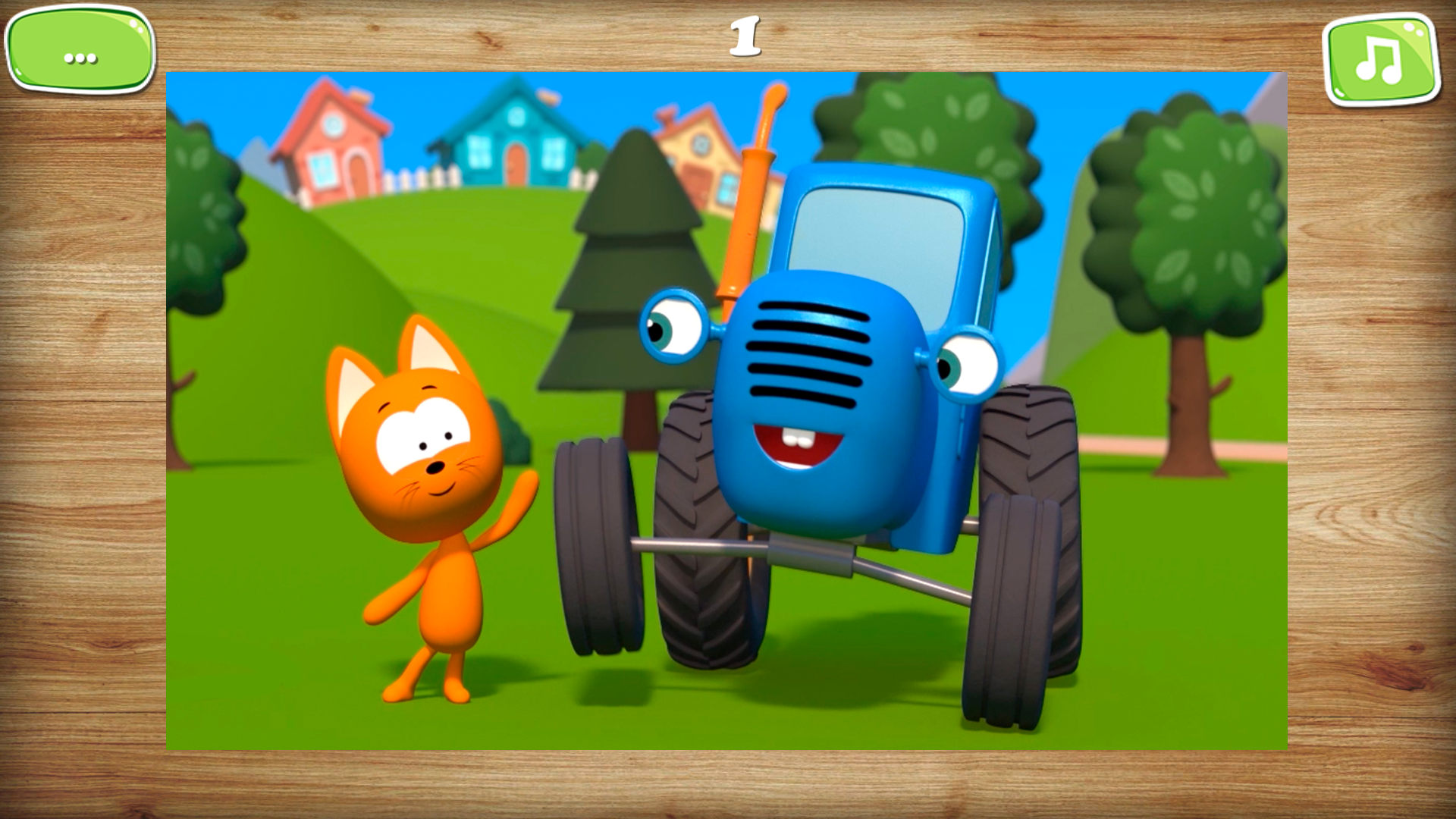Blue Tractor - PuzzleMania screenshot