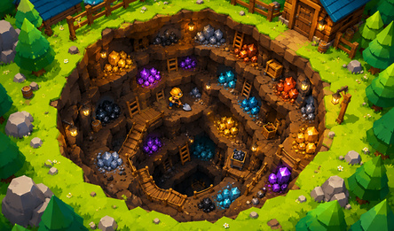 Hole-digging simulator