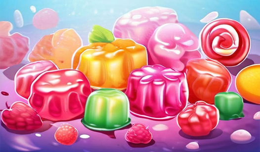 Jelly candies: merge