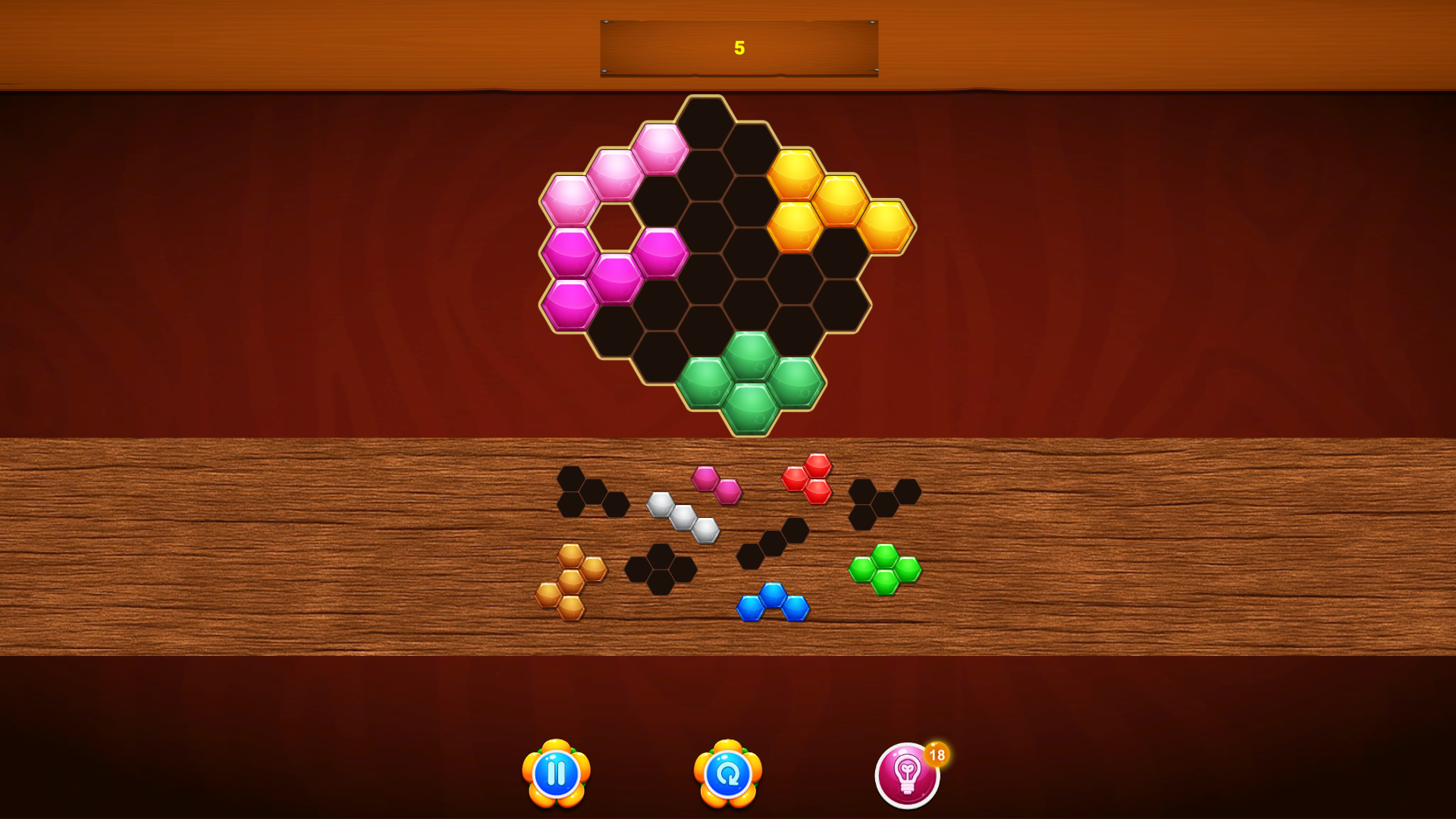 Hexa Block: Honey Cells — screenshot 5