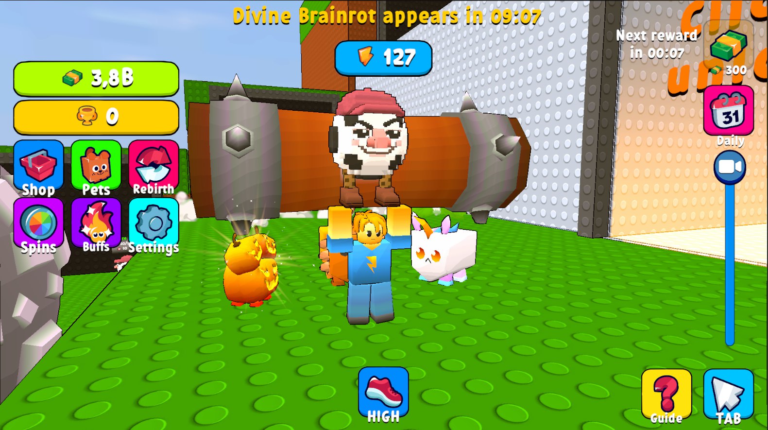 Jump to catch Brainrots Obby! — screenshot 1