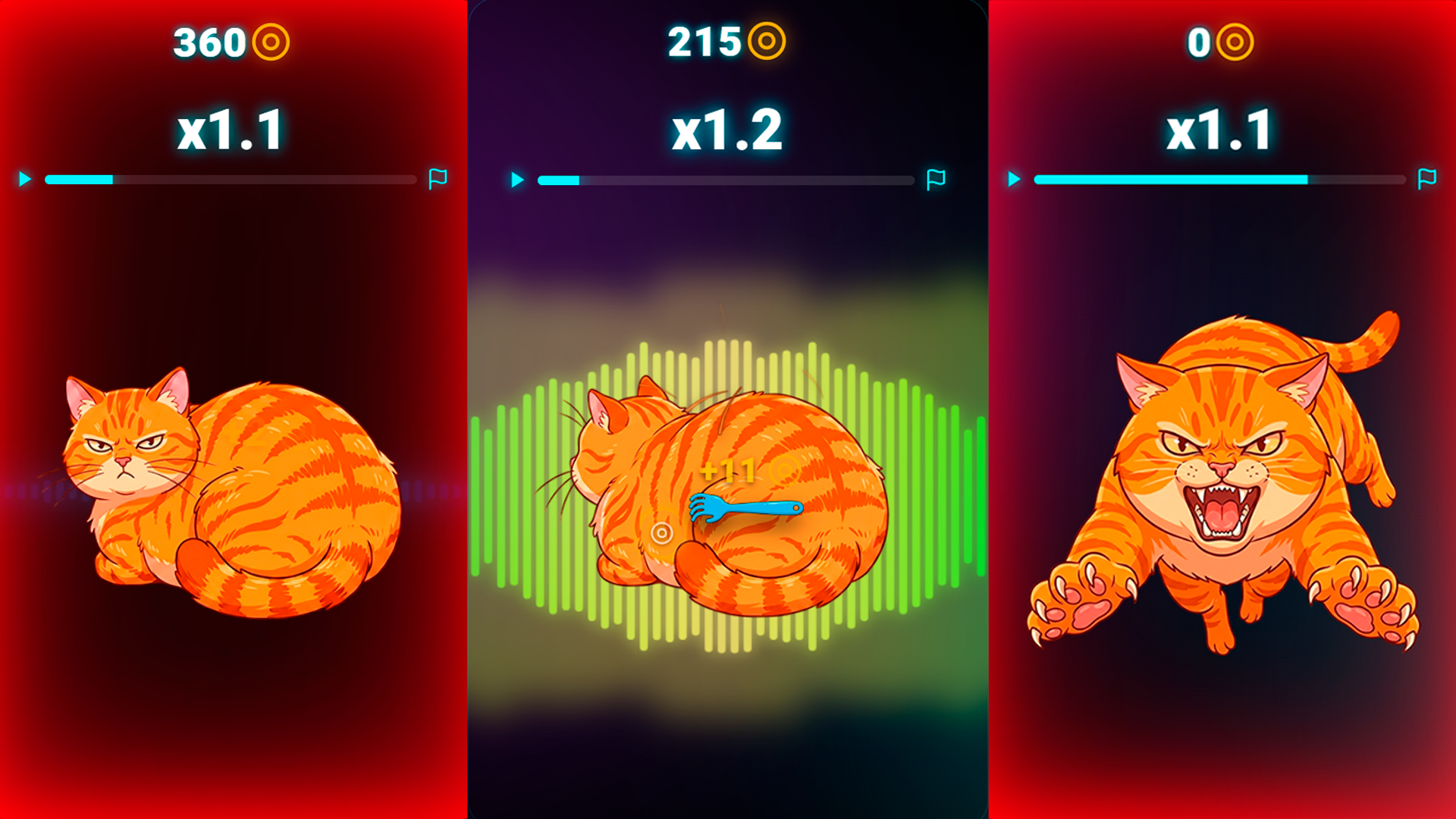Почеши кота: Фонк Кликер — screenshot 1