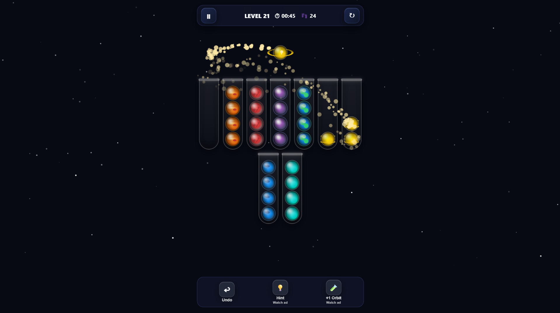 Sorting Planets Space Puzzle — screenshot 3