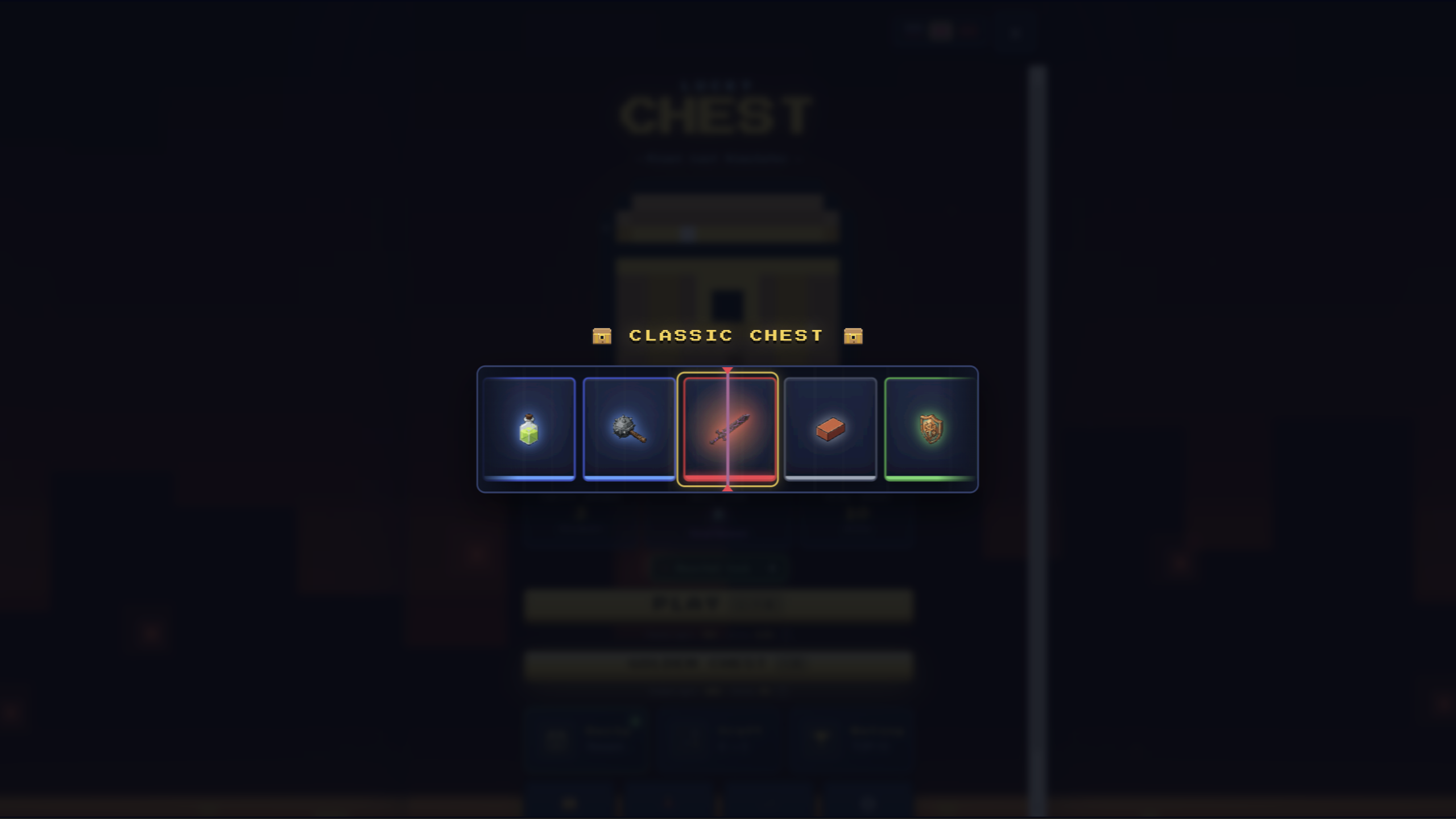 Lucky Chest: Pixel Loot Simulator — screenshot 1