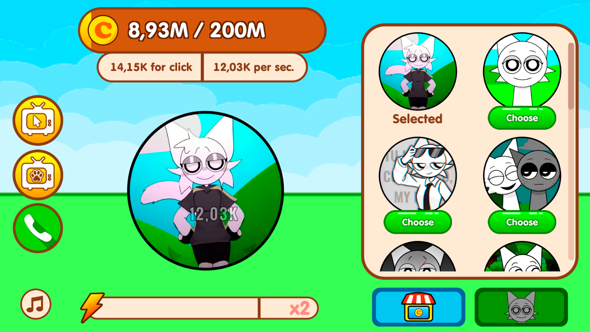 Call Wenda Sprunki Incredibox: Clicker screenshot