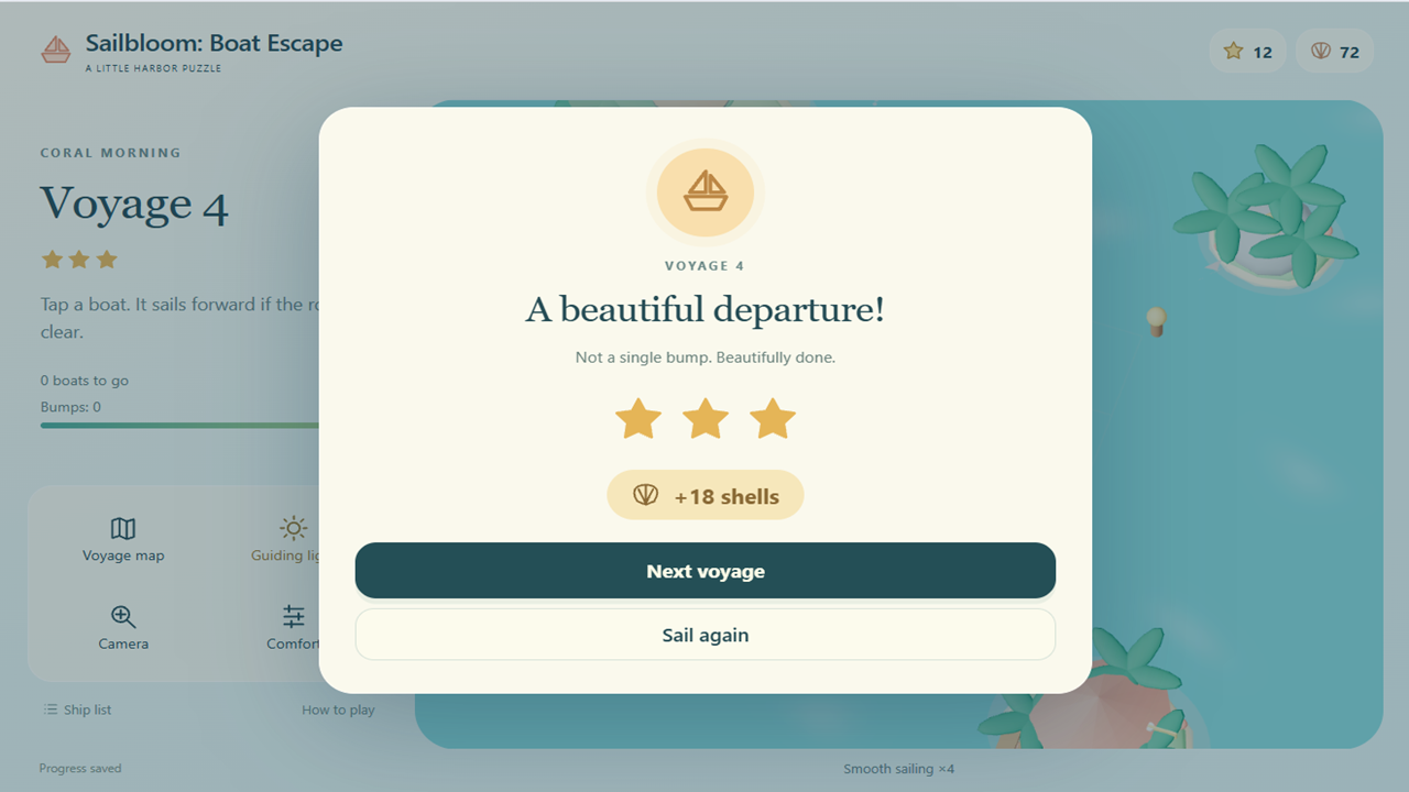 Sailbloom: Boat Escape — screenshot 3