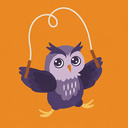 Owl on a Jump Rope - Clicker