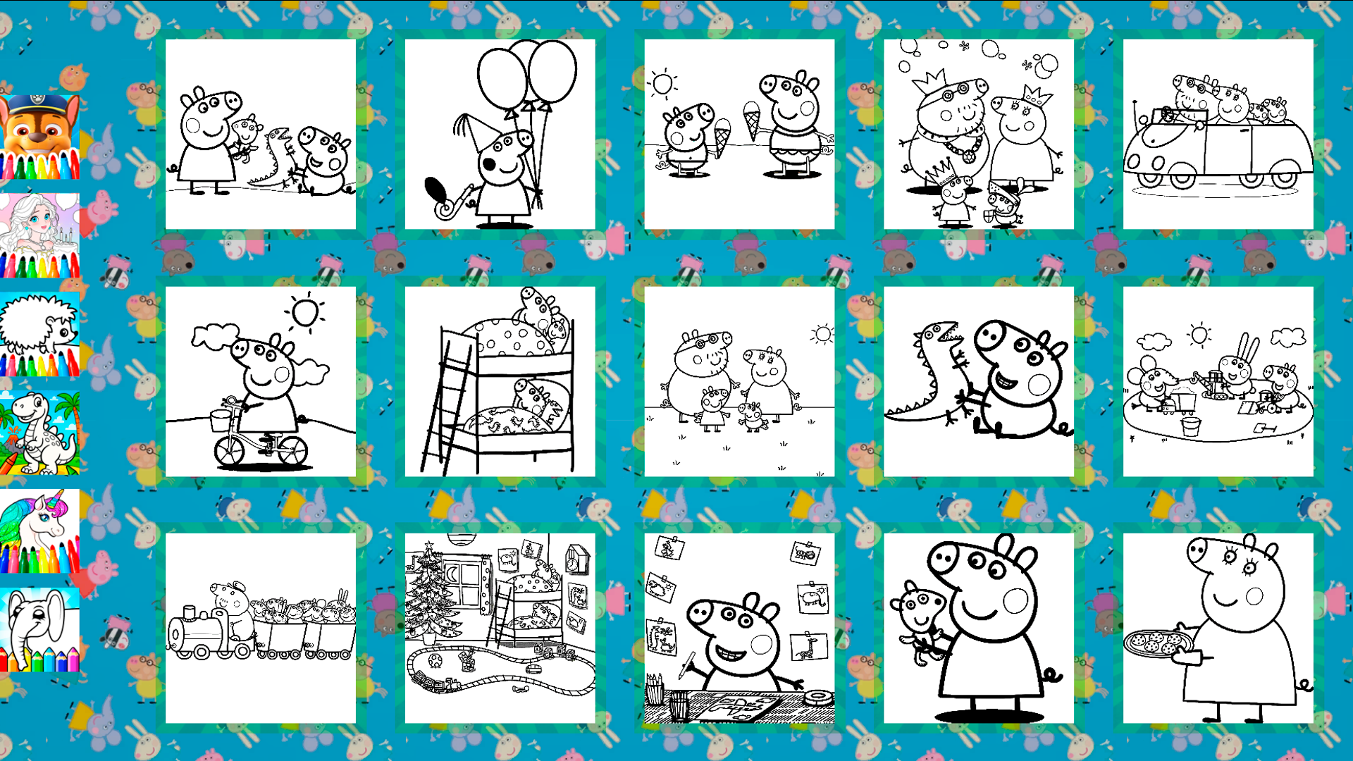 Kids Coloring Book: Peppa Pig screenshot