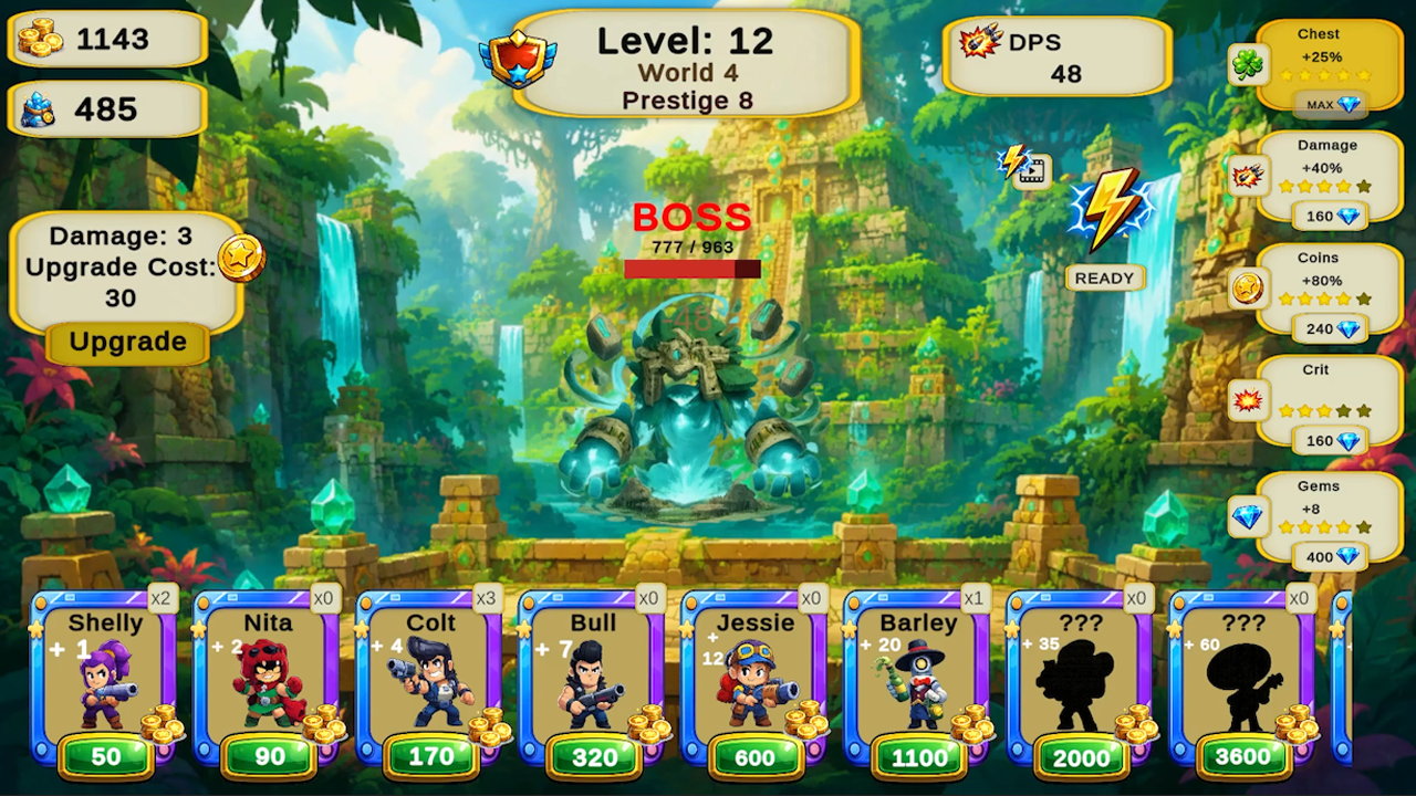 Brawl Clicker: Star Hunt — screenshot 2