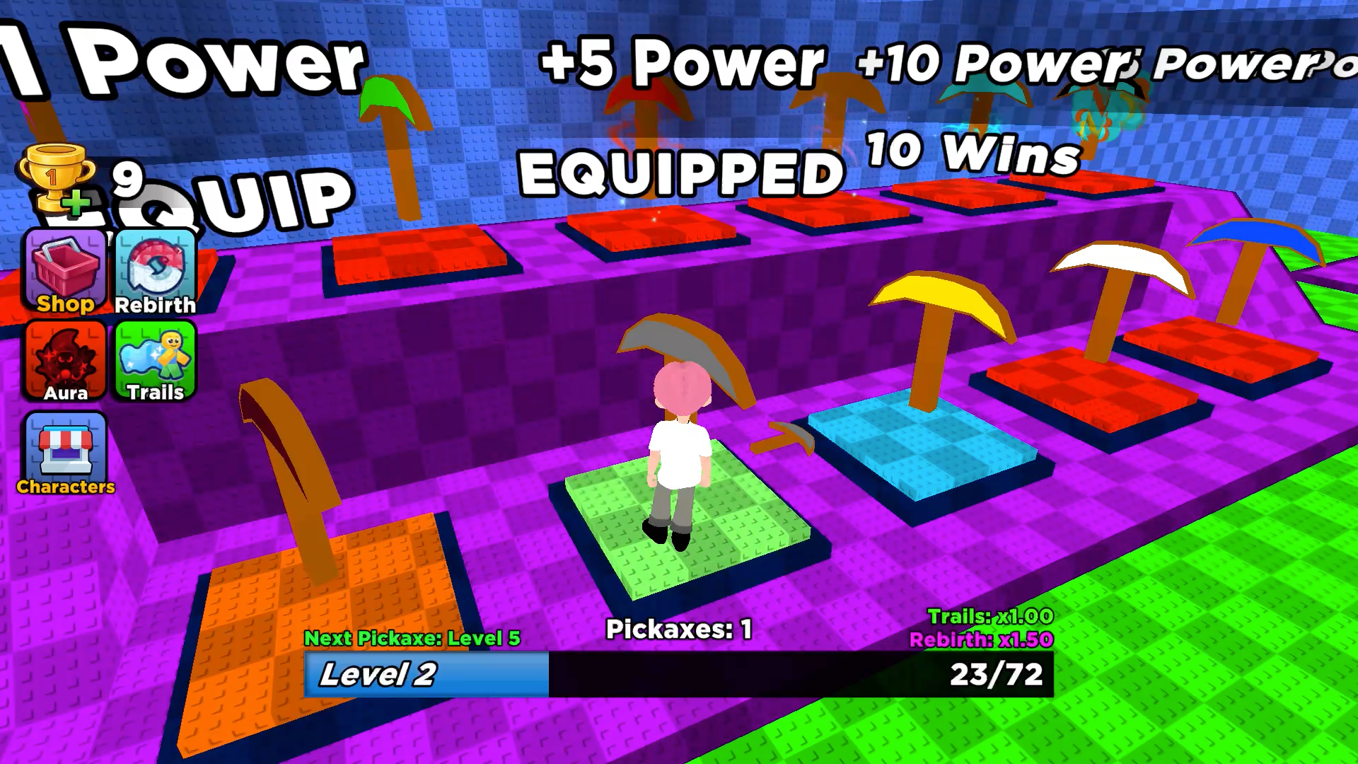 Obby: +1 Pickaxe for Breaking Blocks screenshot