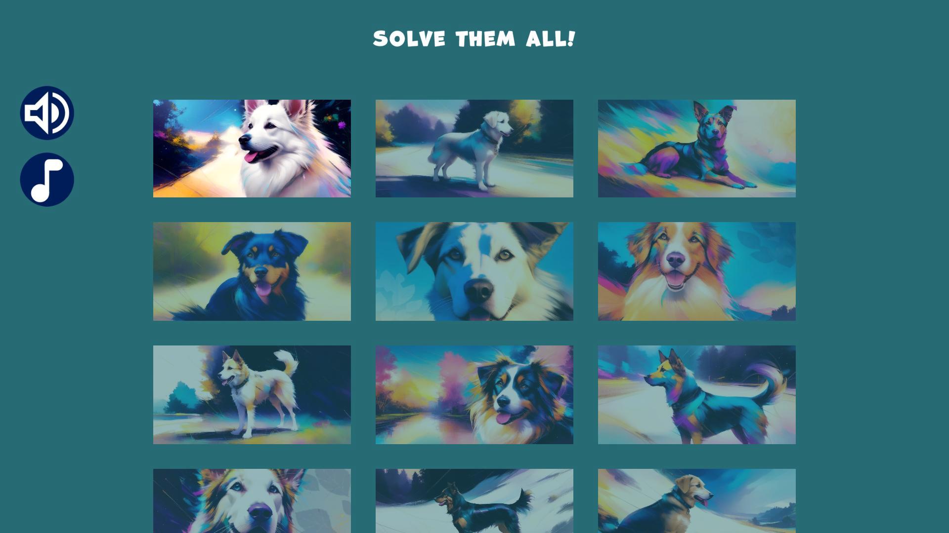 Doggies - Wonder Puzzle screenshot