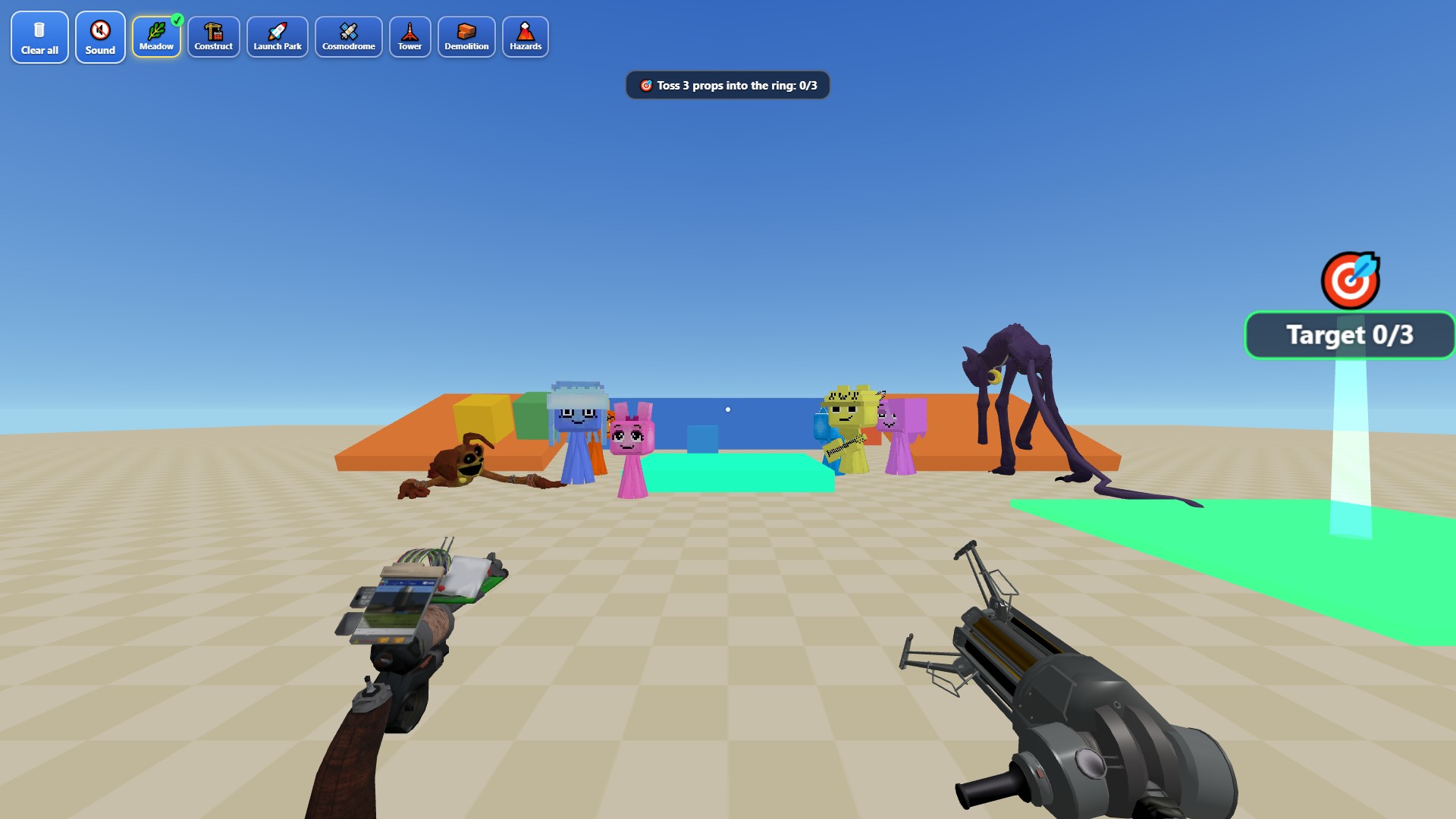 Gravity gun 3D sandbox — screenshot 3