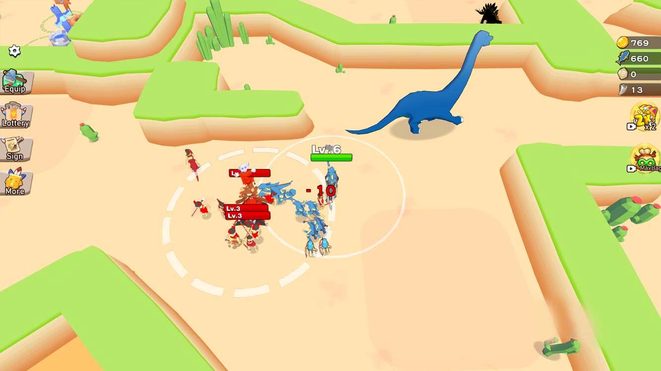 Clash of Jurassic screenshot