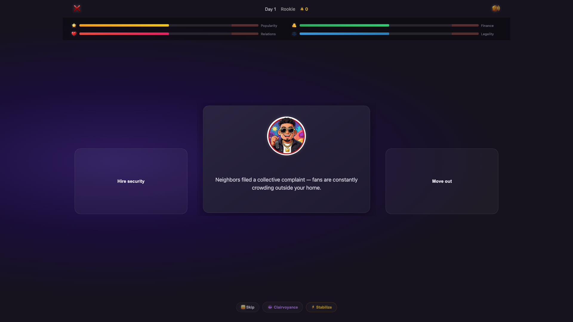 Path to Fame: Card game — screenshot 1