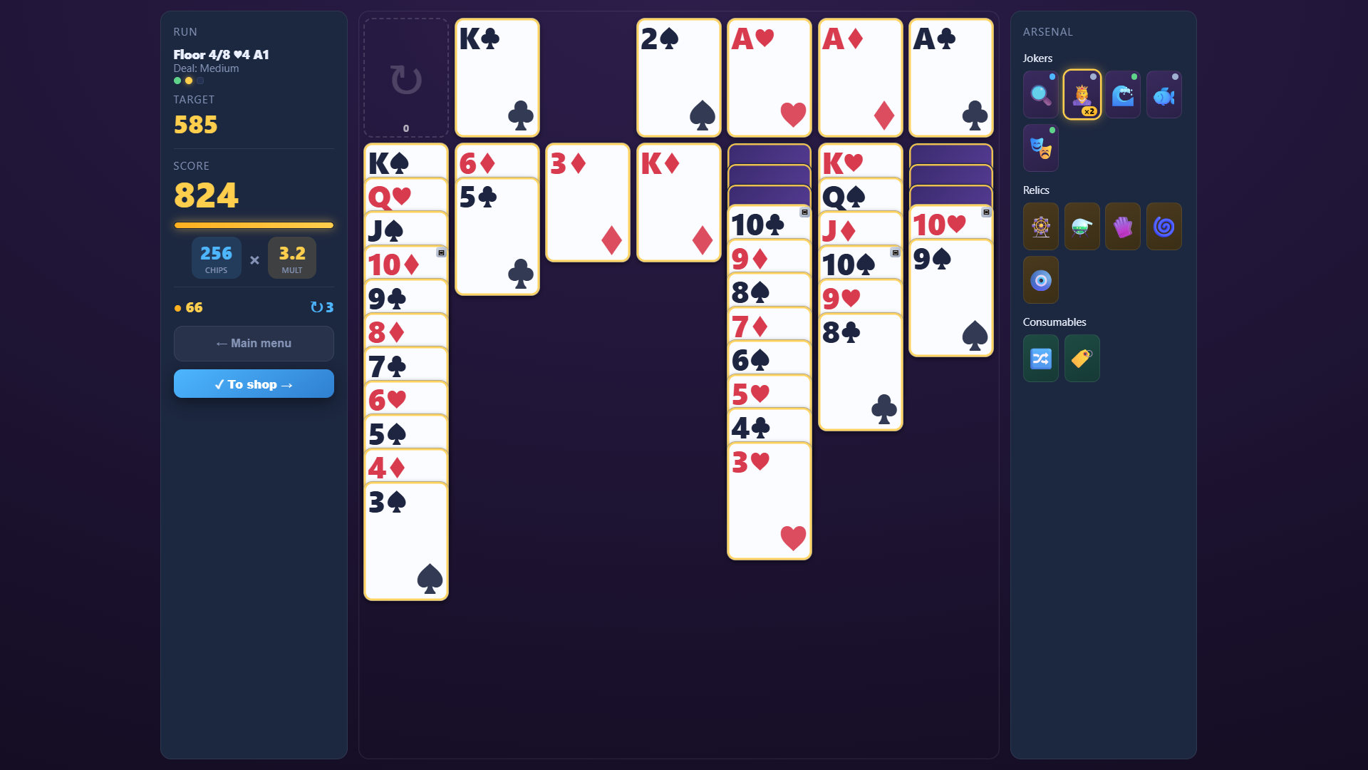 Deck of Fate: Solitaire Roguelike — screenshot 8