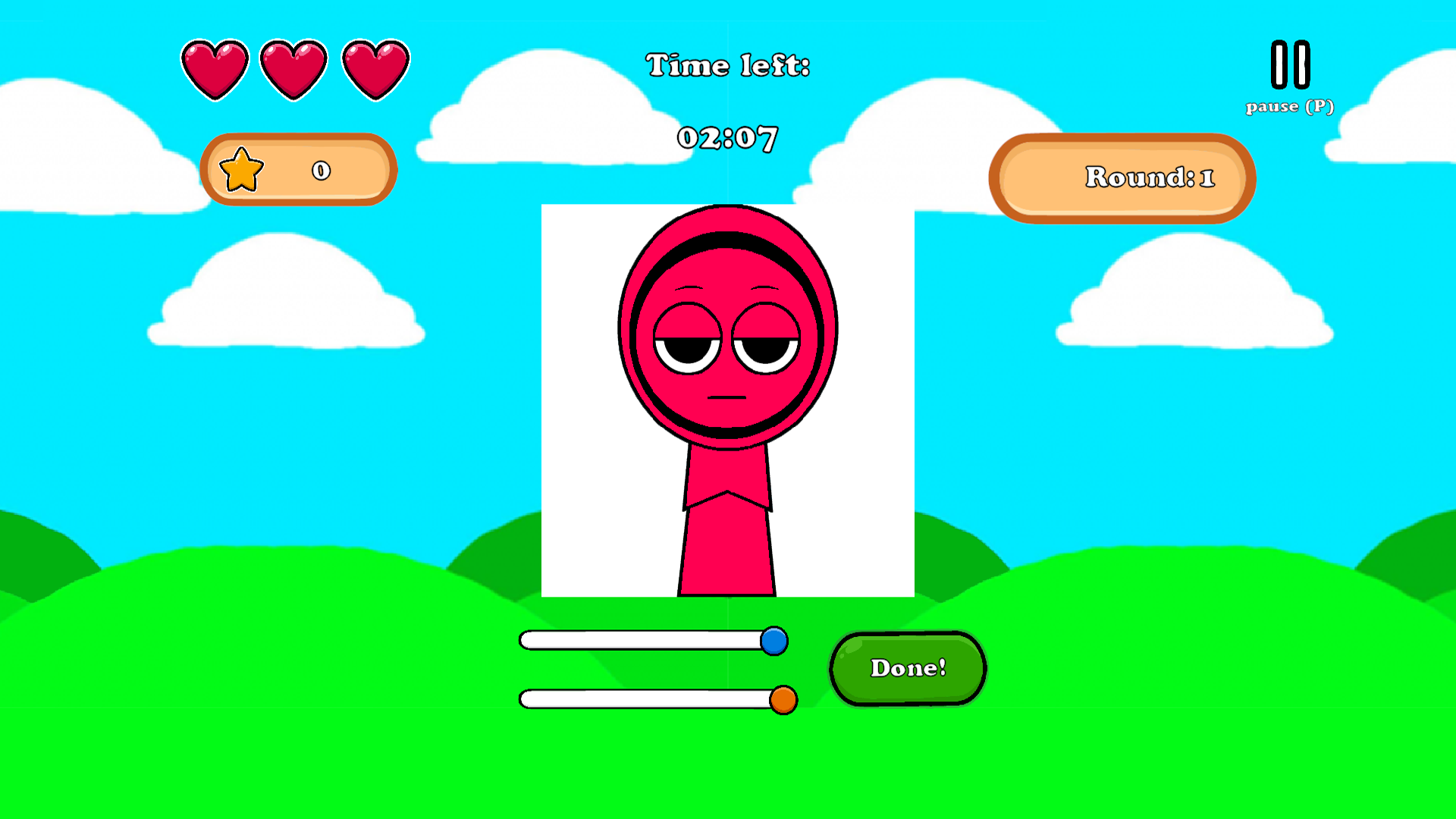 Guess the color Sprunki — screenshot 1