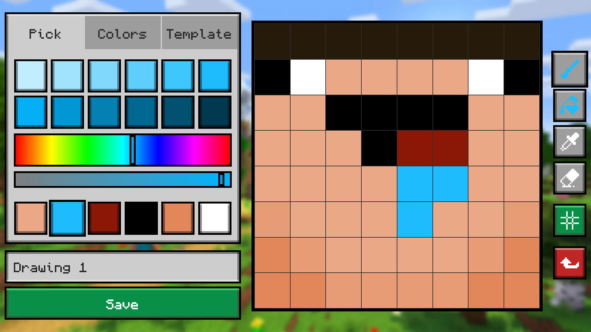 Draw Mine Skins: Color by Number & Cells — screenshot 2