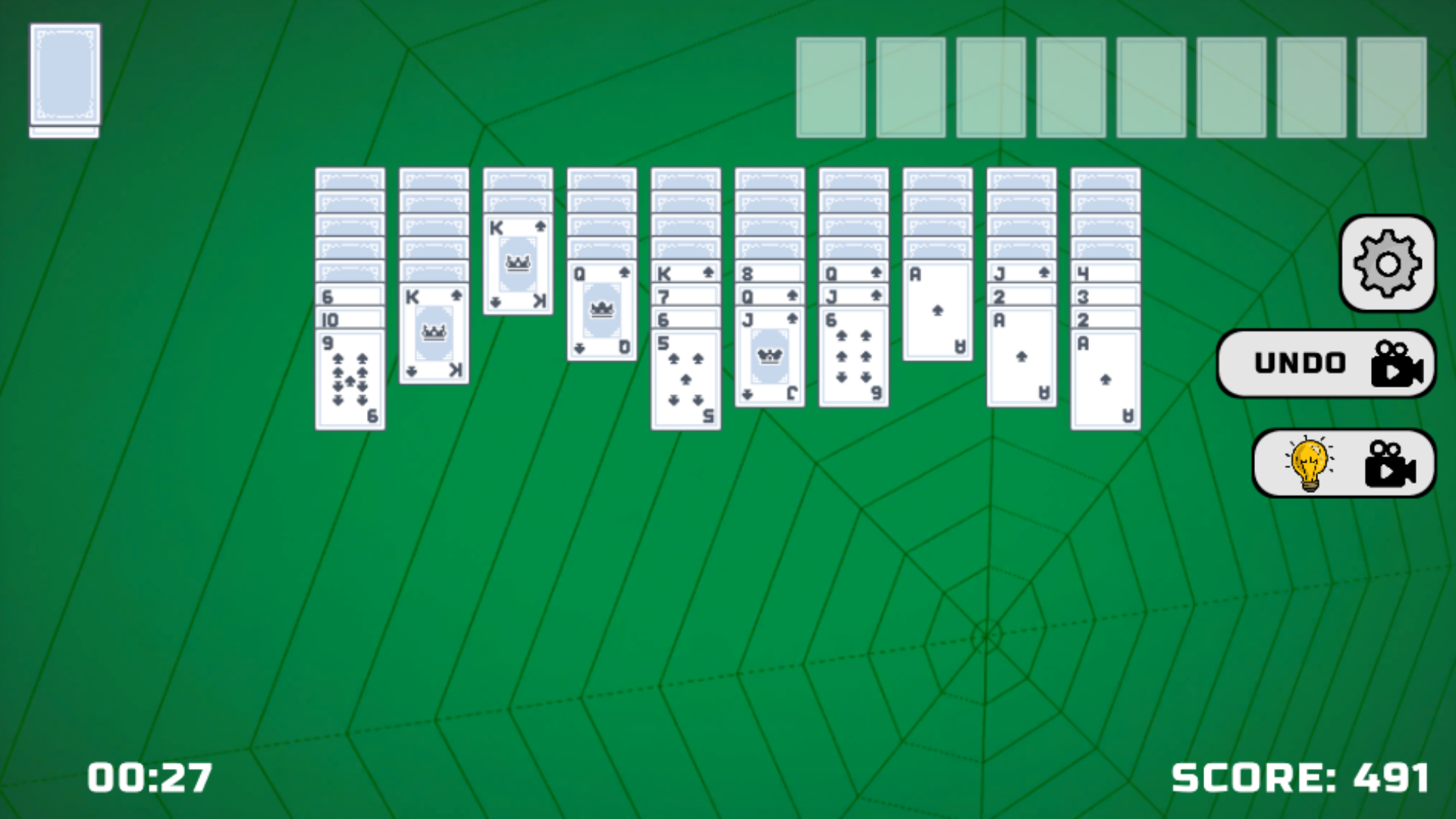Spider Solitaire: 3 Modes — screenshot 6