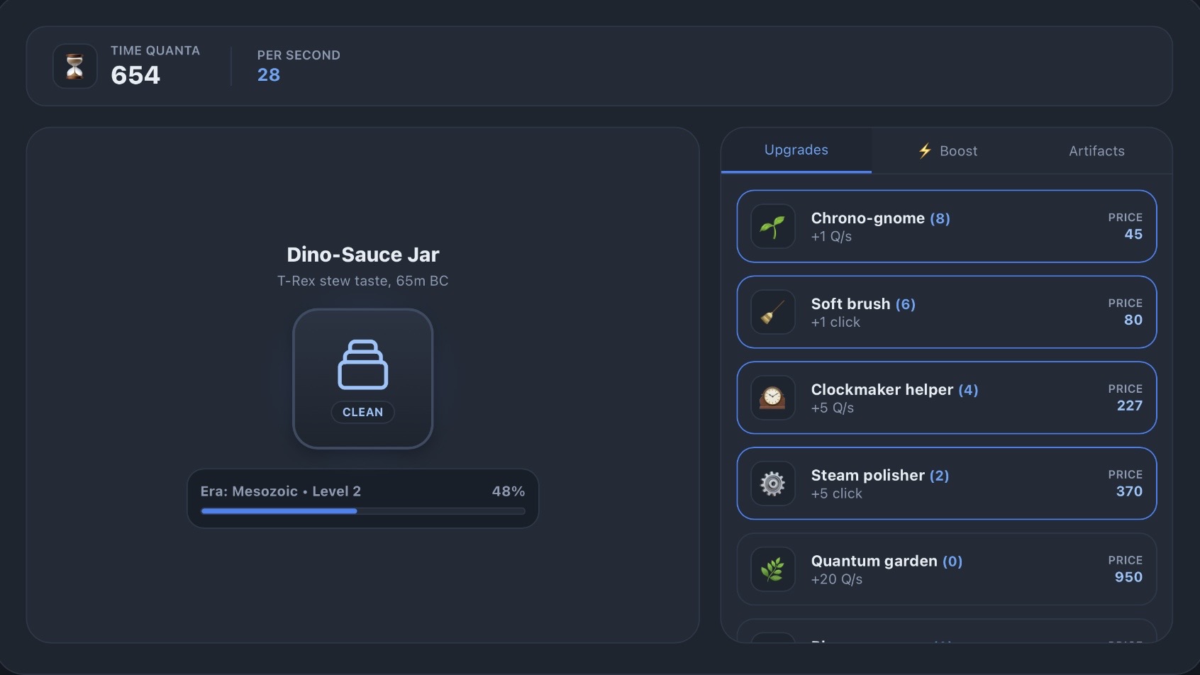 Chrono Clean: Eras Tycoon screenshot 1