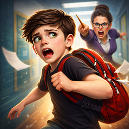 Boy Escape from School: Runaway