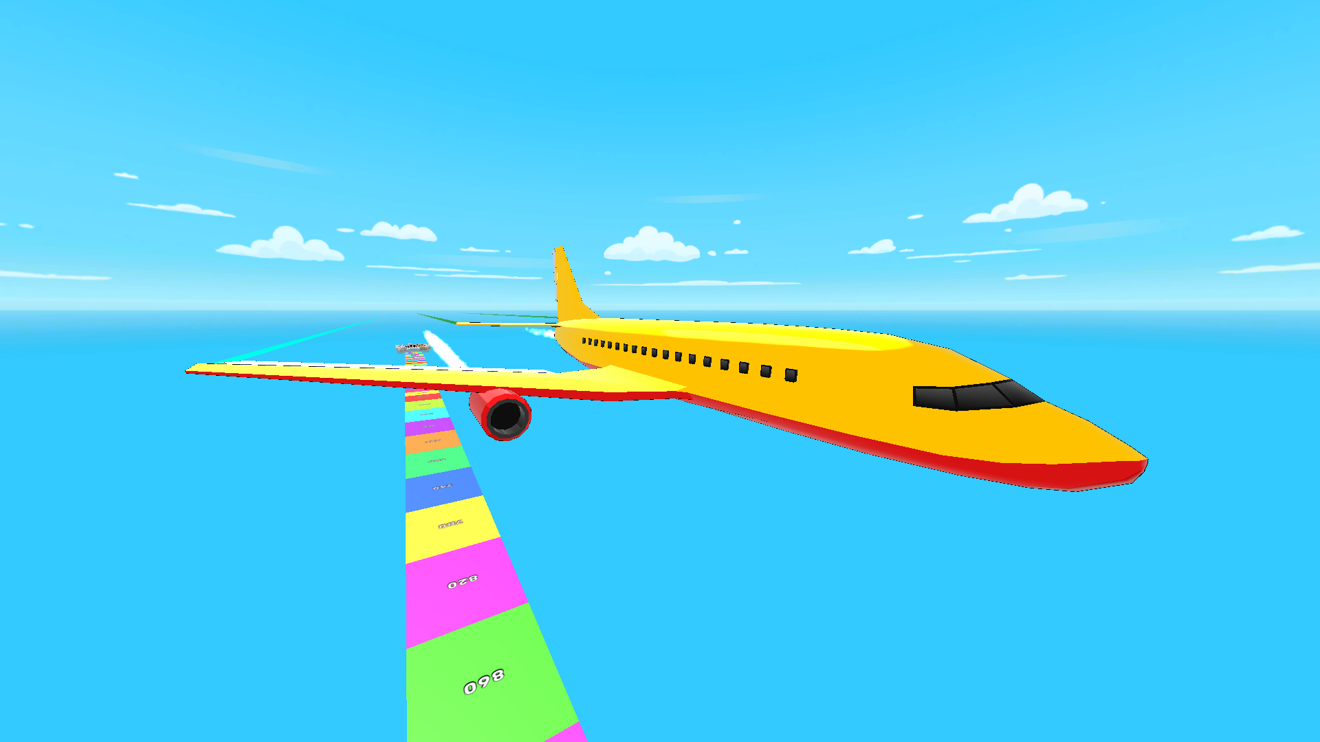 Obby: Fly the Farthest in an Airplane screenshot
