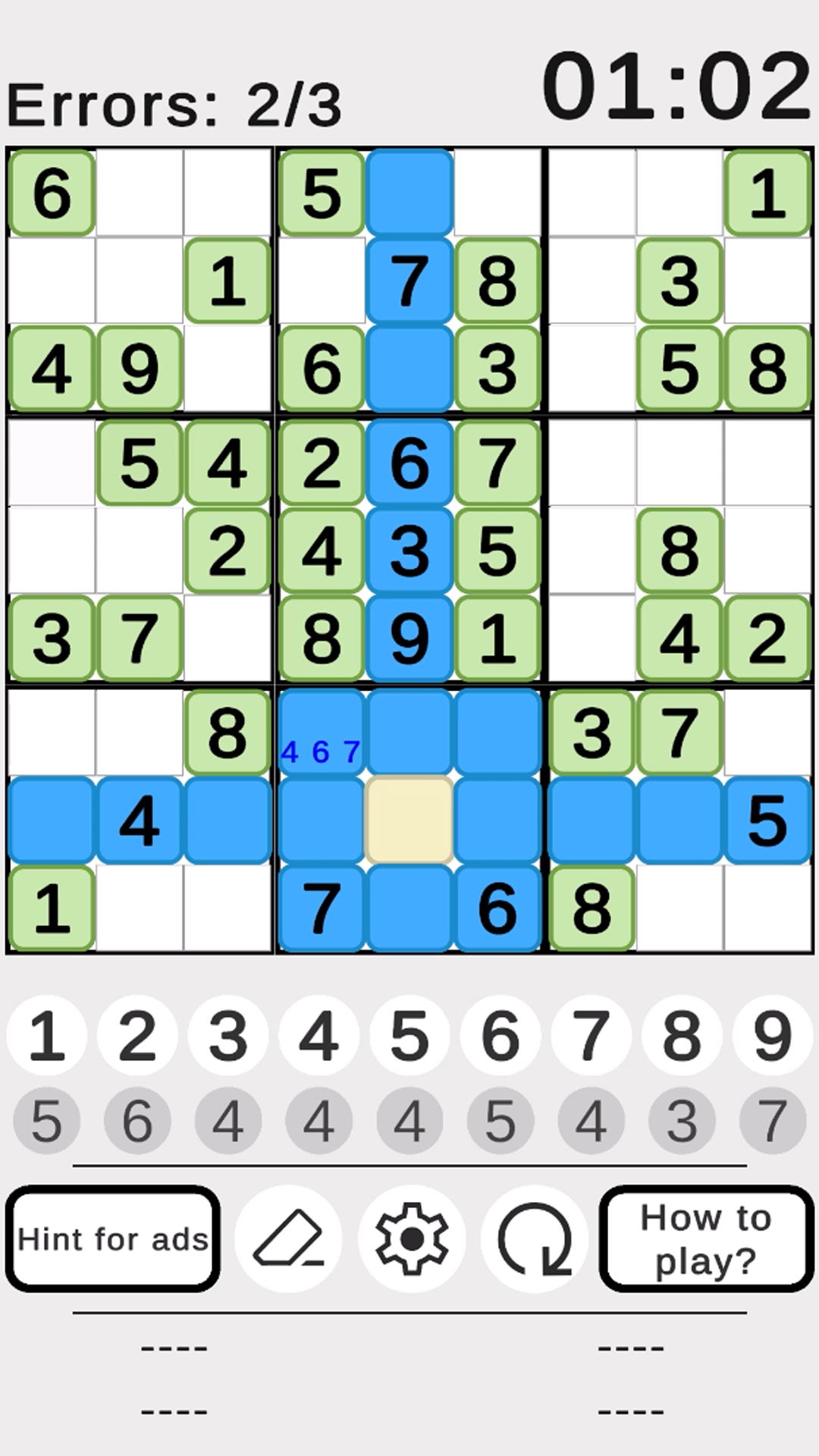 Sudoku classic (9) screenshot 6
