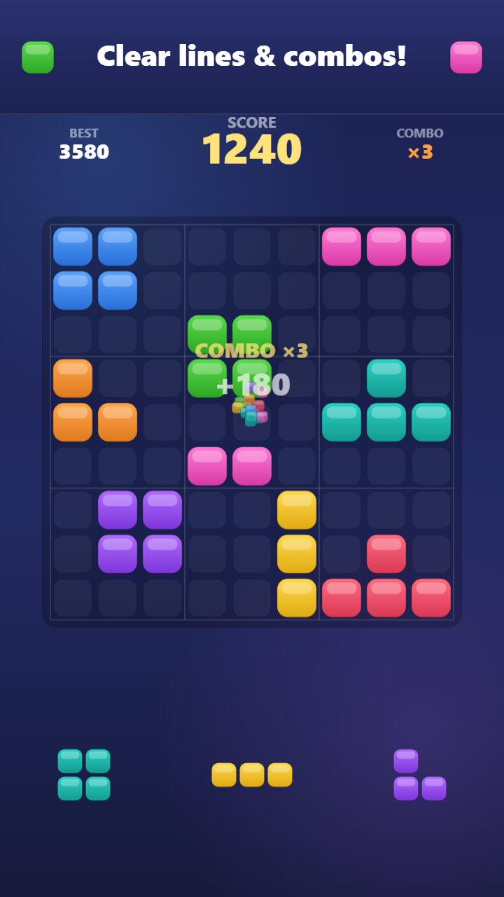 Gems: Block Puzzle 9×9 screenshot 3