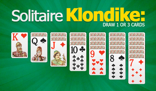 Solitaire Klondike: Draw 1 or 3 cards  loading=