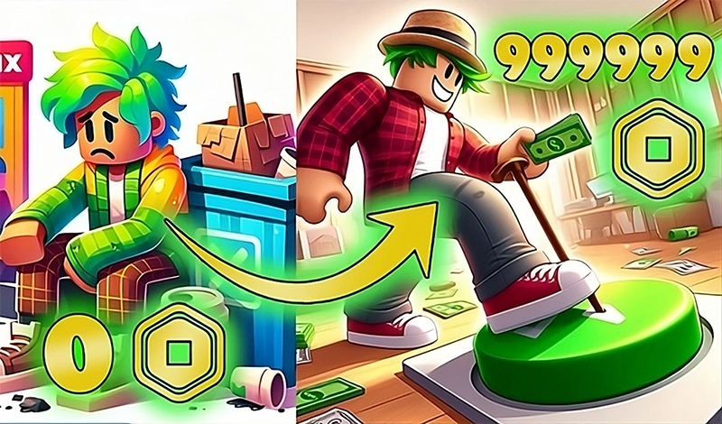 Robux Tycoon - Build and Rich game cover