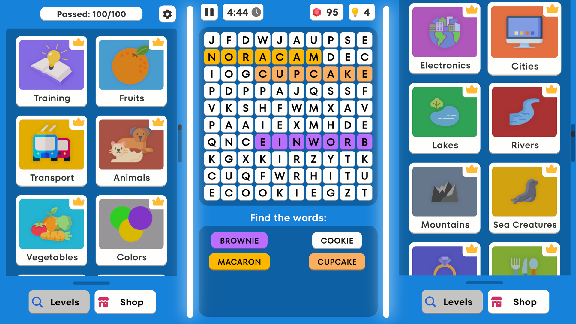 You cant find these words! 100 Levels! — screenshot 1