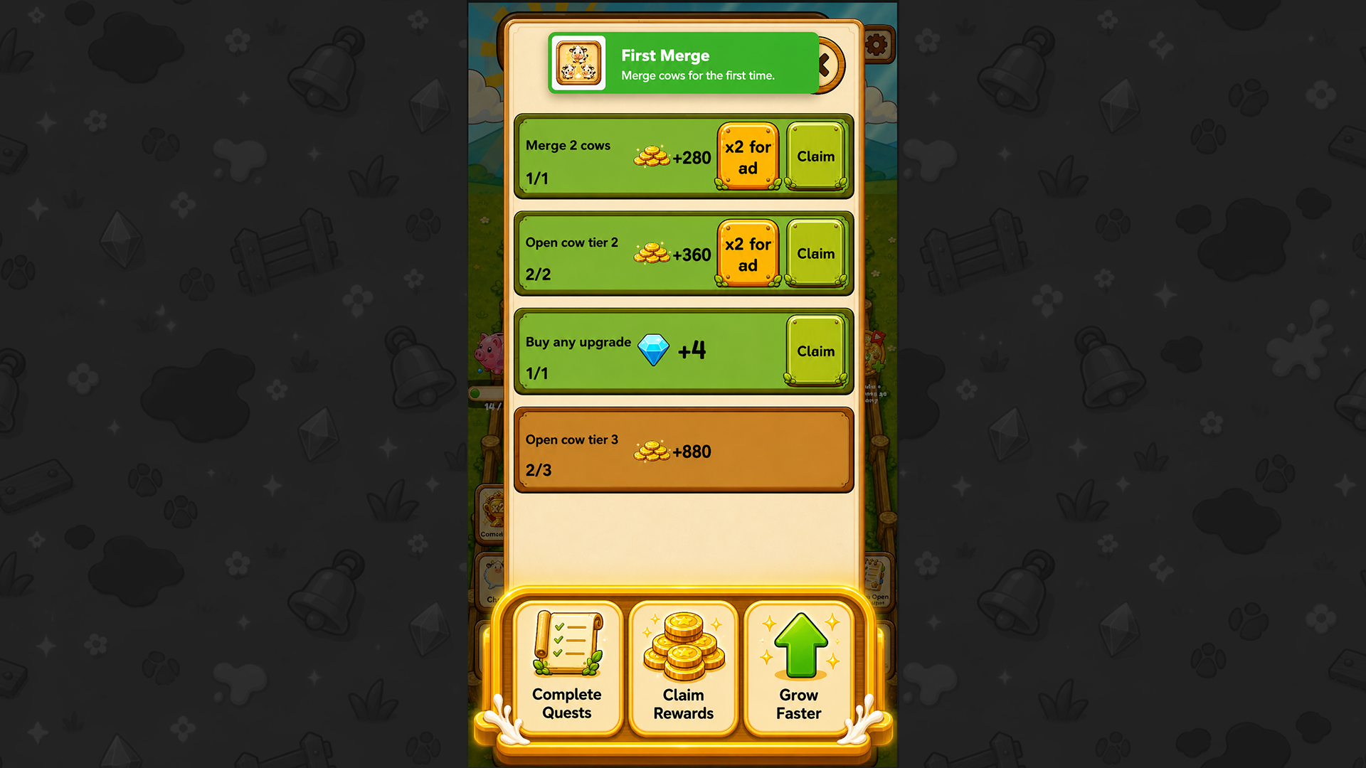 Cow Evolution: Tycoon — screenshot 3